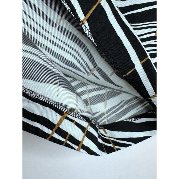 Hobbs London Black, White & Brown Classic Sleeveless Top UK 10 USA 6 SEE NOTE - Picture 7 of 10